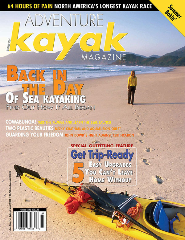 Cover of the Summer 2004 issue of Adventure Kayak Magazine