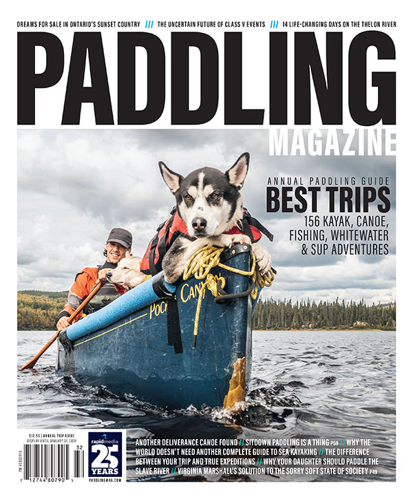 Cover of the 2023 Paddling Trip Guide