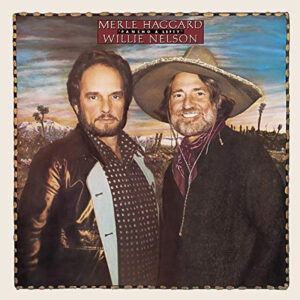 cover image of the Pancho and Lefty vinyl album from Merle Haggard and Willie Nelson