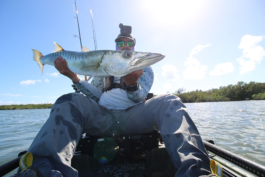 Paddleboarder hooks tarpon and lands a tale