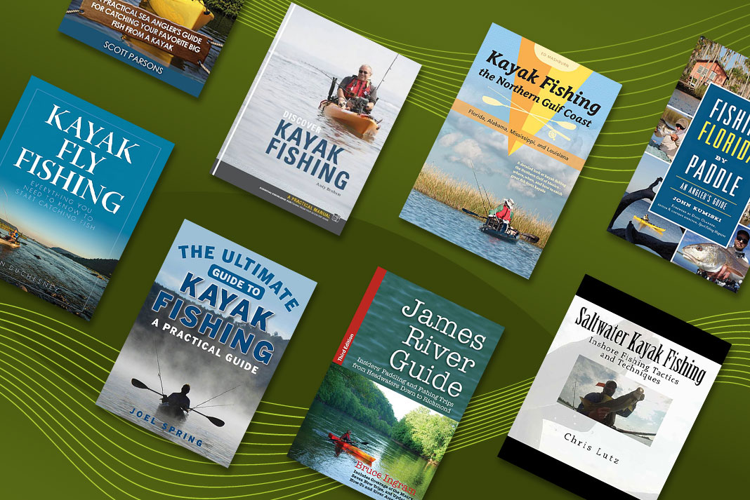 covers of some of our best kayak fishing books