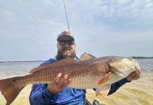 Joseph Ingold with Florida record redfish
