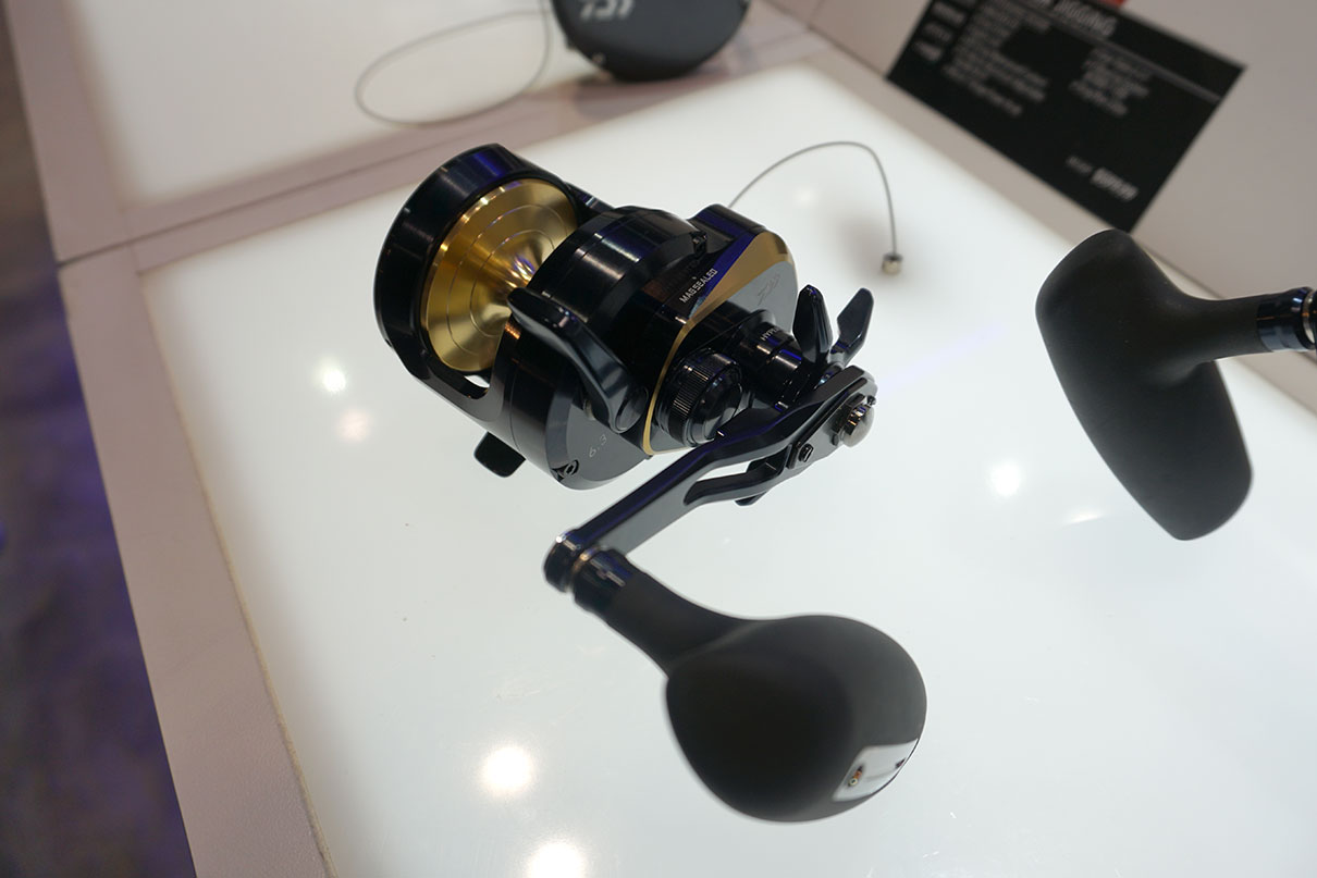 Daiwa Saltiga Jigging reel on display at ICAST 2024