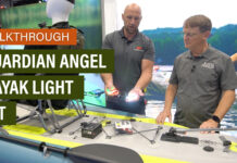 Kayak Angler editor Ric Burnley chats with Chadwick Keller from Guardian Angel about their kayak lighting kits at ICAST 2025