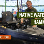 Kayak Angler editor Ric Burnley stands by the new Native Watercraft Hammer 1210 at ICAST 2025