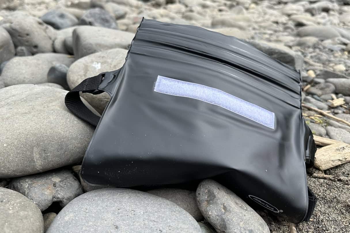The AiRunTech is a budget-friendly waterproof pouch to store belongings.