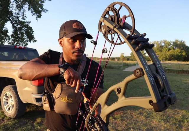 Jones is an avid bow hunter who posts frequently about his outdoor adventures. D.J. Jones/Instagram