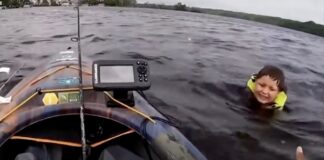 Kayaker Engages Dad-mode to Save Young Boy From Drowning When he reached the boy, Jones extended a hand and told him everything was going to be okay. D.J. Jones