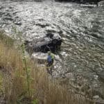 Kayakers Rescue Couple In Flipped Car On The Payette (Video) The overturned car in the Payette River.