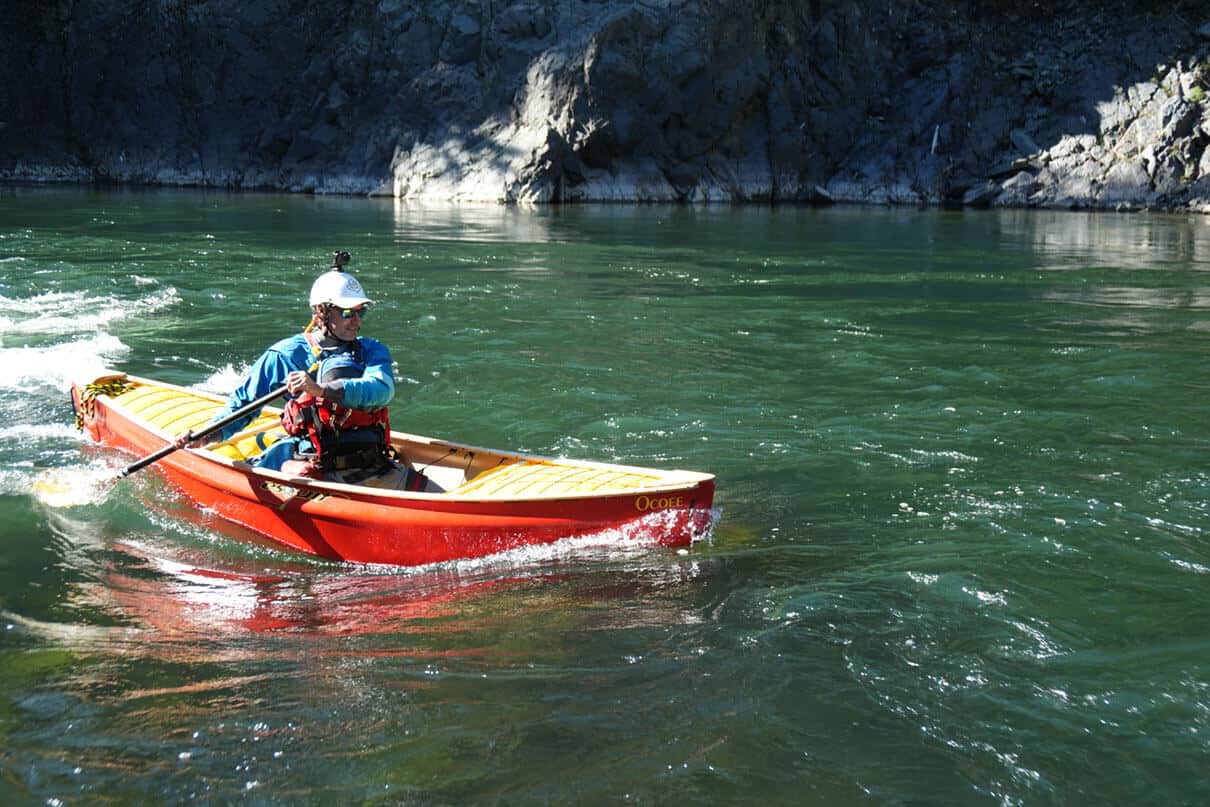 Scott MacGregor paddles the new Esquif Ocoee
