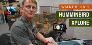 The easy-to-use Humminbird XPLORE fish finder.
