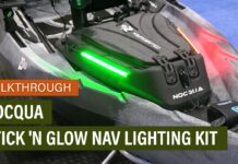 NOCQUA’s new Stick 'N Glow Nav Lighting Kit.