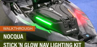 NOCQUA’s new Stick 'N Glow Nav Lighting Kit.
