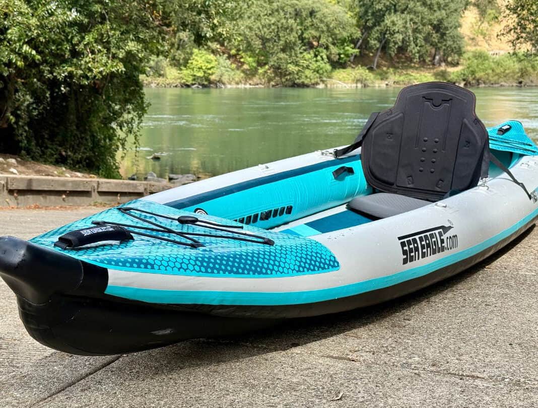 The Inflatable Kayak With A Feature That Makes Flatwater A Breeze ...