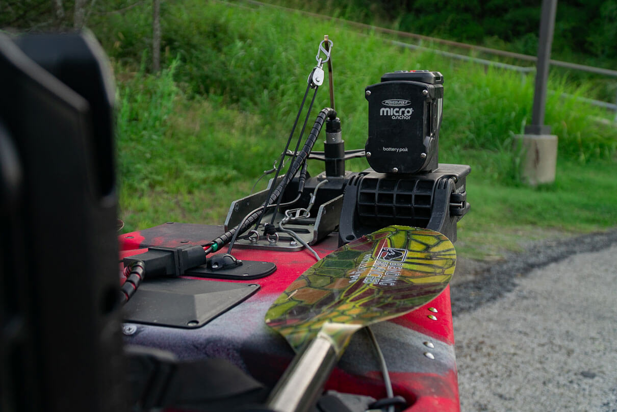 Cameron Smith's rig at the launch