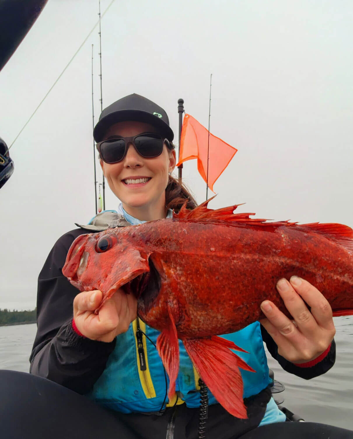Crystal Borkes on the water