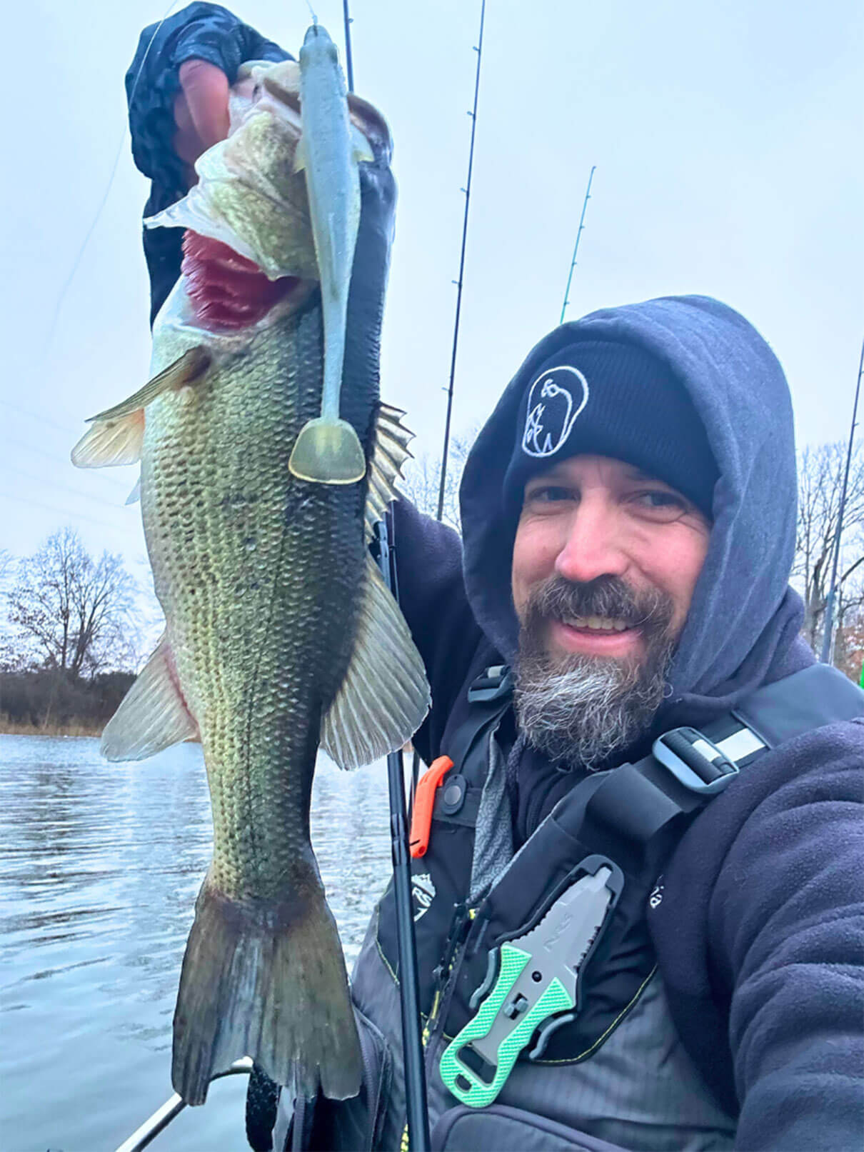 Daren Wendell on the water