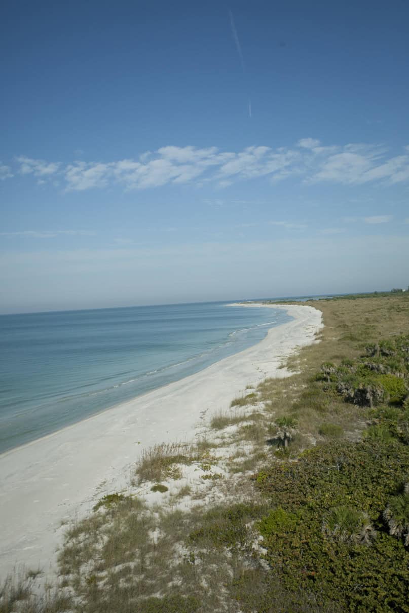 The remote shoreline of Cayo Costa.
