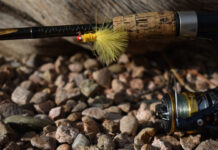 A Marabou jig is a popular lure for crappie fishing.