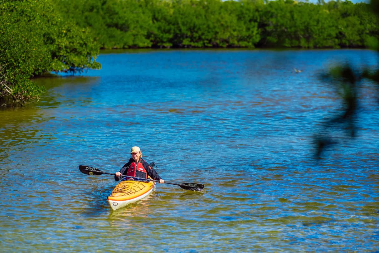 The Calusa Blueway at Matlacha Pass near the Fort Myers international airport.