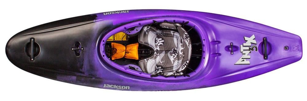 purple kayak