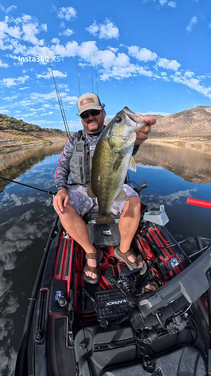 Chad Gierlich on the water