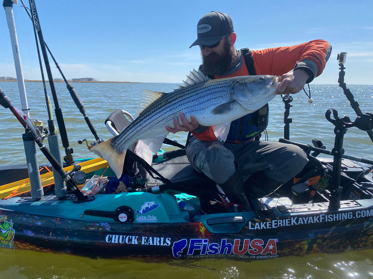 Chuck Earls on the water