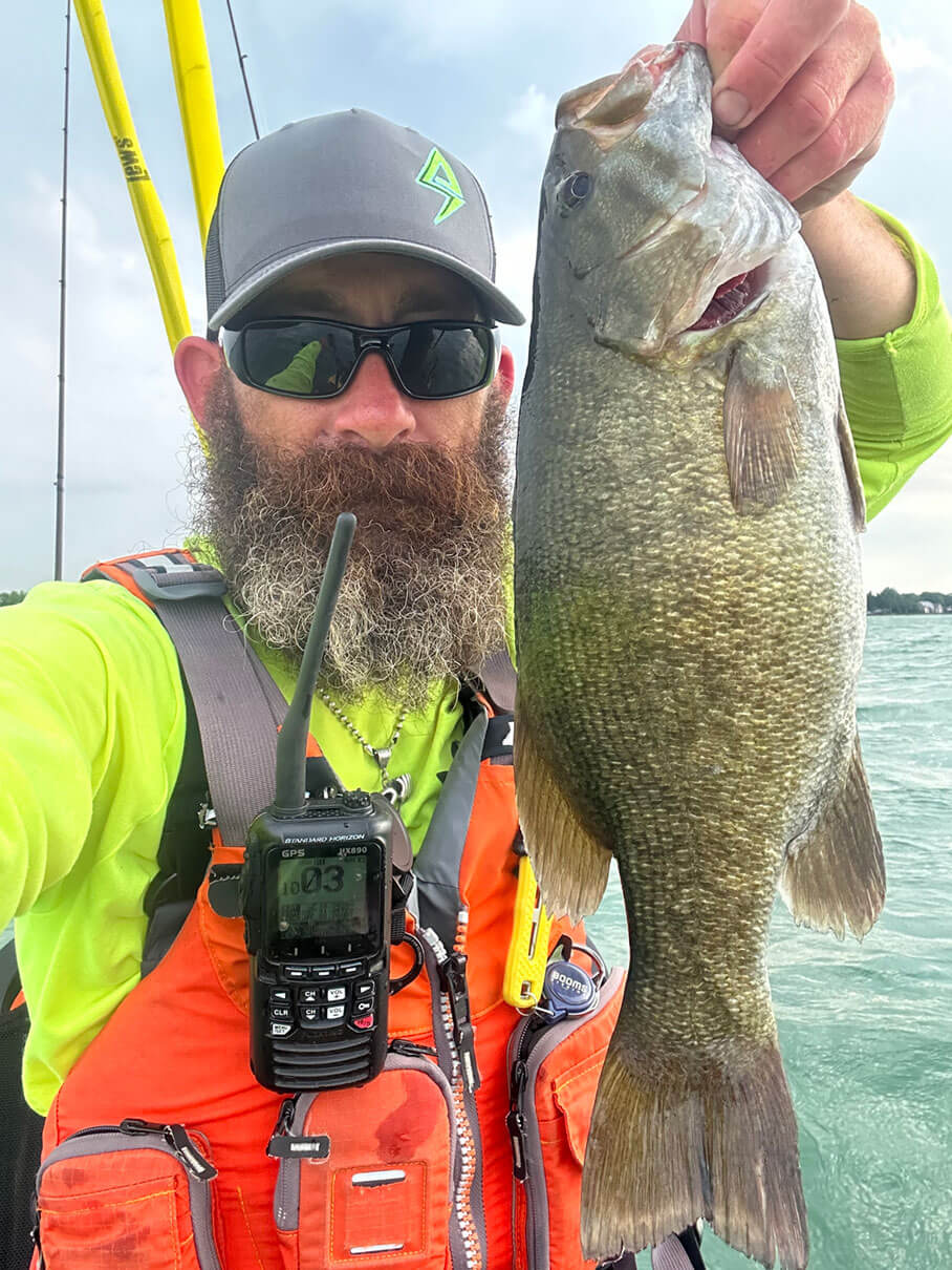 Chuck Earls on the water