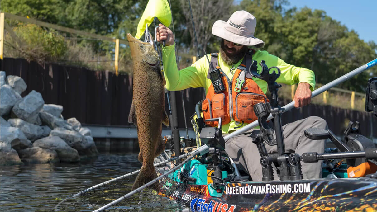 Chuck Earls on the water