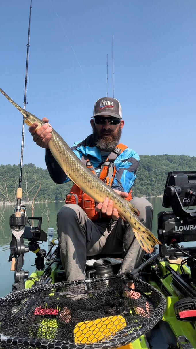 Chuck Earls on the water