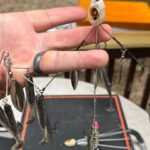 The author holding an Alabama rig.