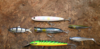 Best Striped Bass Lures For 2026 A collection of the six best striped bass lures.