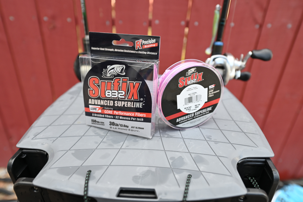 Sufix 832 is one of the best fishing lines for baitcasting reels.