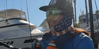 Kayak angler Michael Gutz Muto had a man threaten to call the police on him while kayak fishing near a private marina in San Diego Bay.