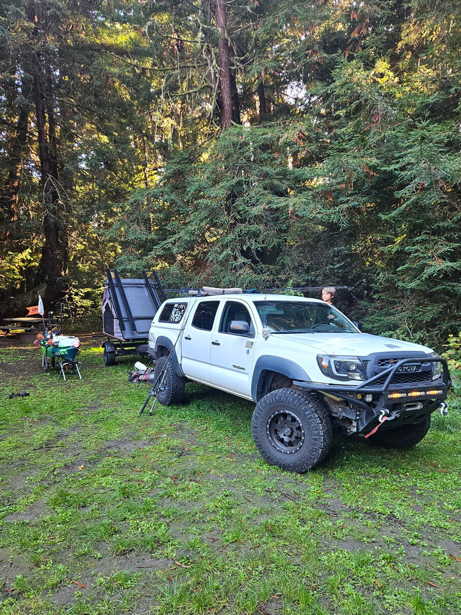 Trevow Powell on the road