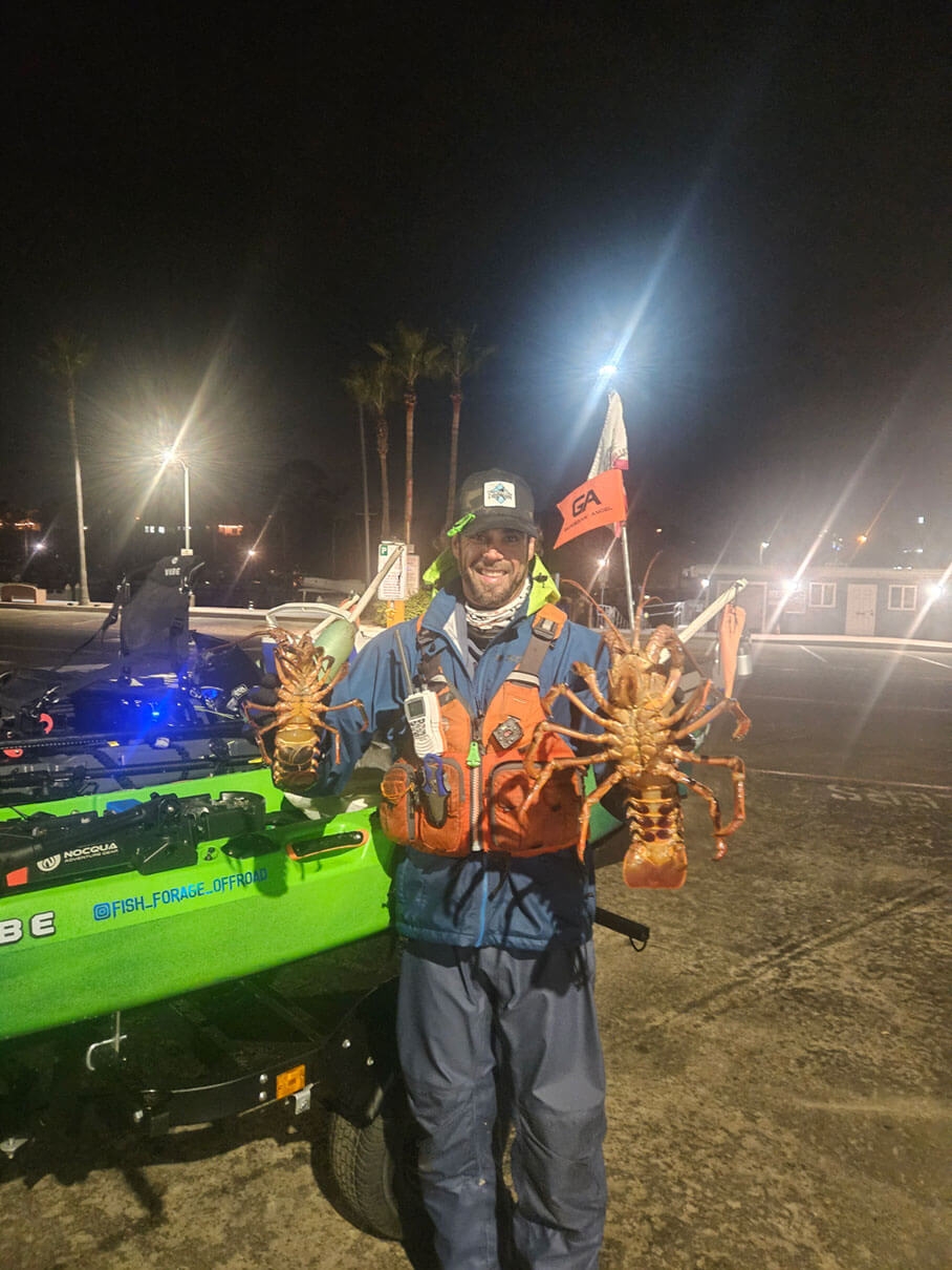 Trevor Powell with his catch