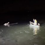 Teen Rescues Deer From Frozen Pond With Canoe and Rake (Video) Feature Image: Griffin Marquis paddles out on frozen Derby Pond to rescue a deer. CNN Newsource/WCAX/WKRC | YouTube