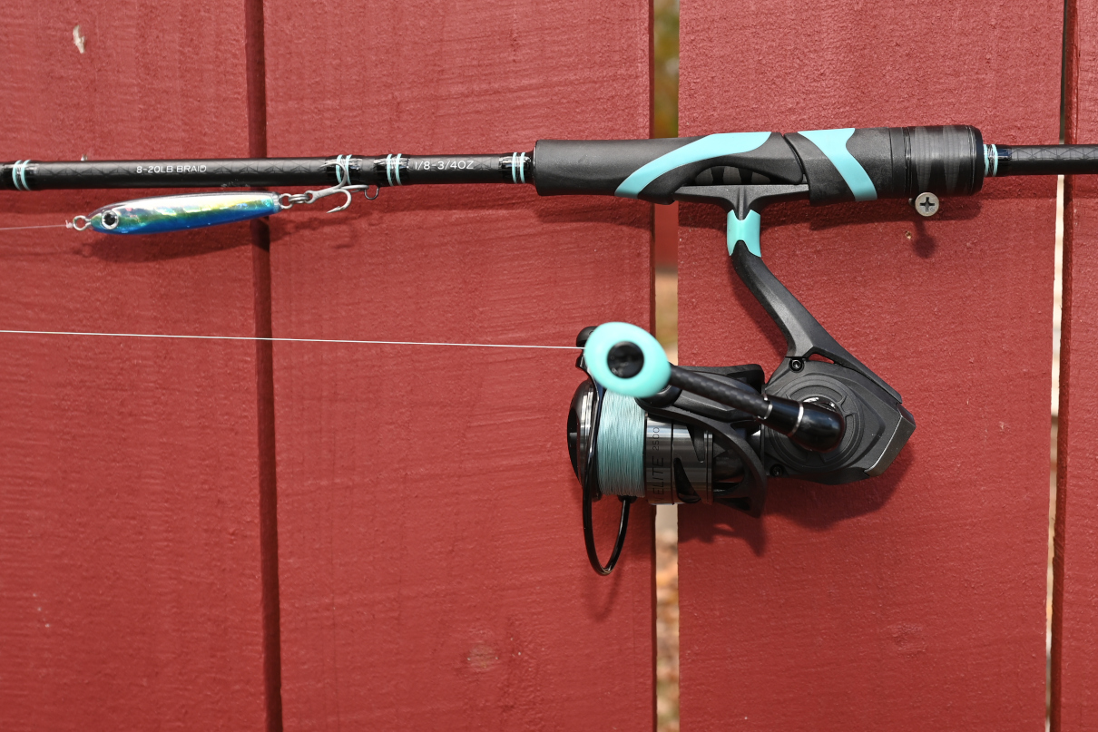 Toadfish Elite Carbon II spinning reel.