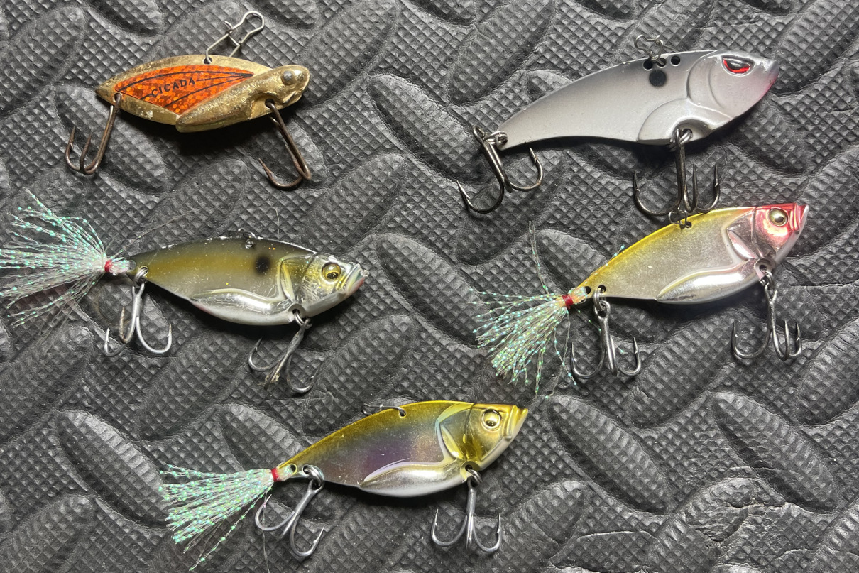 Derek Brundle's blade baits for winter bass.