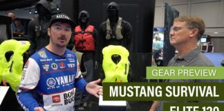 An Already Elite Lifejacket Has Been Upgraded For Two Factors Important To Anglers Kayak Angler editor Ric Burnley speakes with Mustang Survival ambassador Hunter Bland about the upgraded Elite 120 inflatable lifejacket.