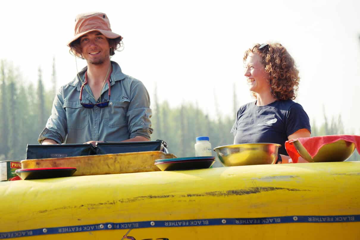 two guides for the Nahanni canoe trip