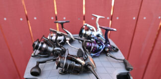 Best Spinning Reels For 2026 A collection of fishing reels.