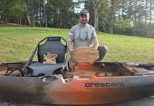 Philip Backus Named West Virginia’s 2025 Best Of The Best Philip Backus with West Virginia fishing trophy.