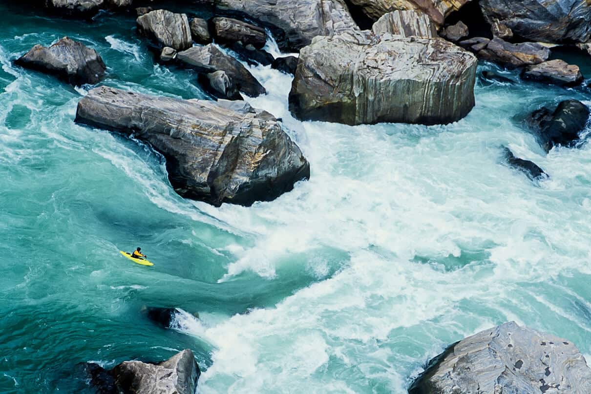 The Upper Tsangpo Gorge is known among paddlers as the Everest of Rivers