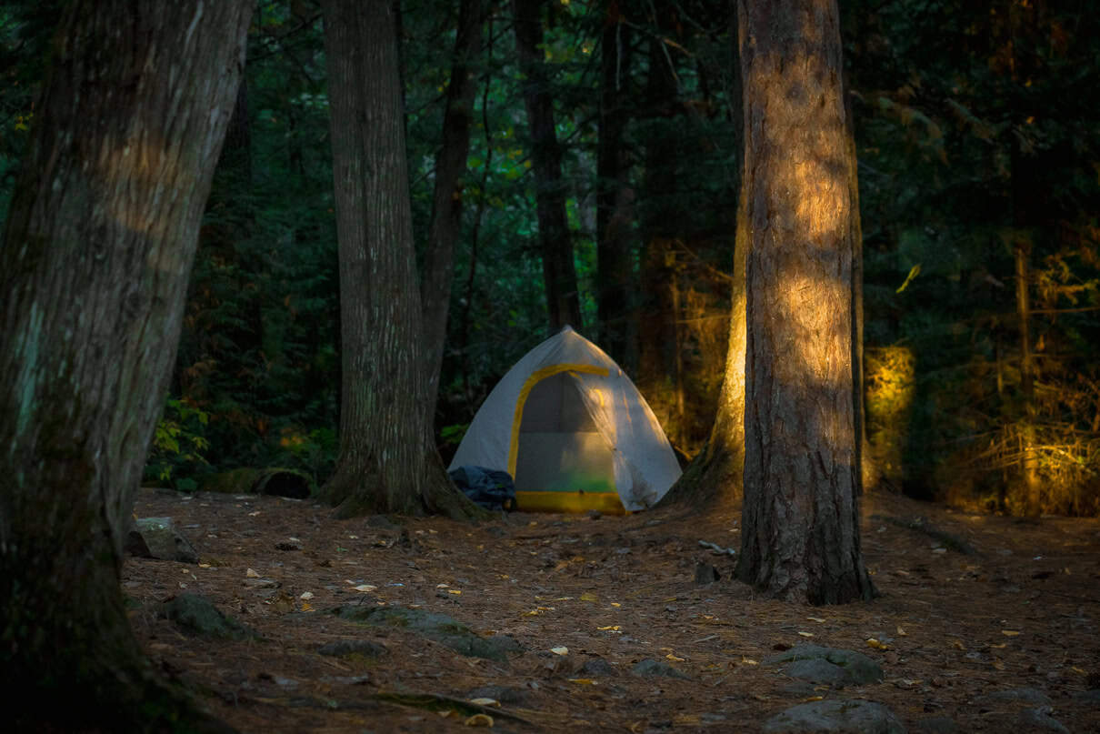 Image of a camp site in the Boundary Waters.