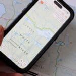 Best Navigation Apps For 2026 CalTopo screen showing a topographic map in app.