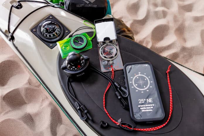 A collection of high-quality compasses tested by the author.