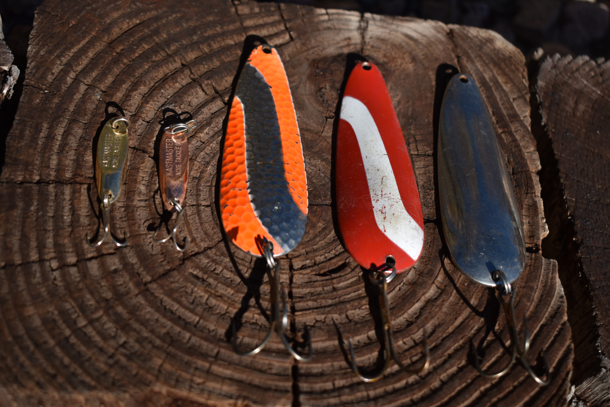 Spoons are one of the different types of lures.