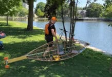 Ontario Canoeist Builds Custom Canoe For Urban Paddling Kitchener, Ontario local Matt Morris paddles his local waterway