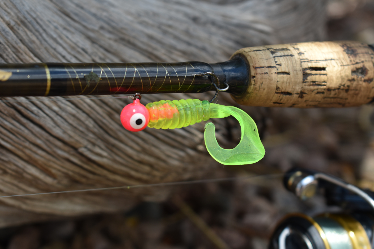 A Berkley Powerbait Original 3-inch Power Grub